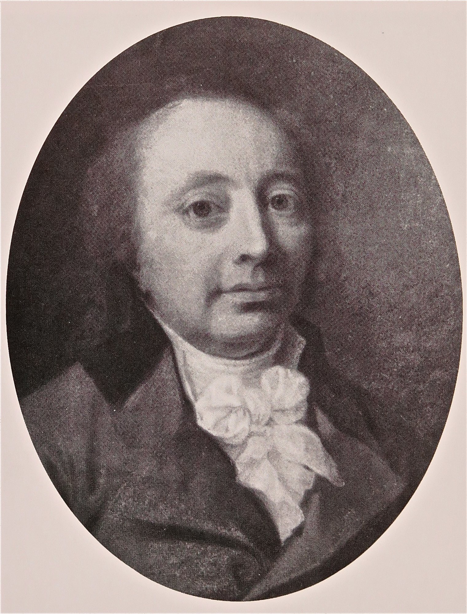 Portræt af præsten Nicolai Bierfreund malet af Jens Juel.