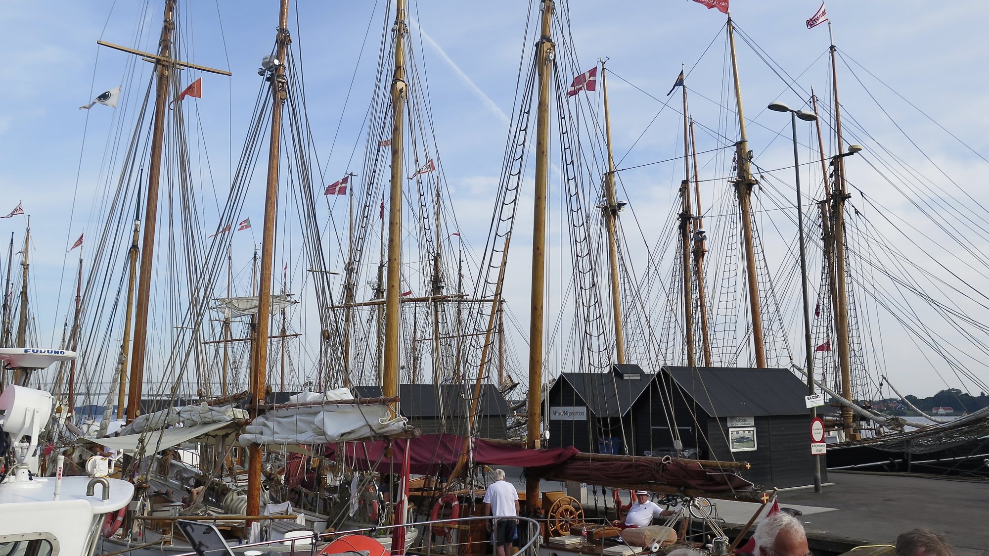 Træskibstræf i Middelfart som illustration af historiske handelsskibe.