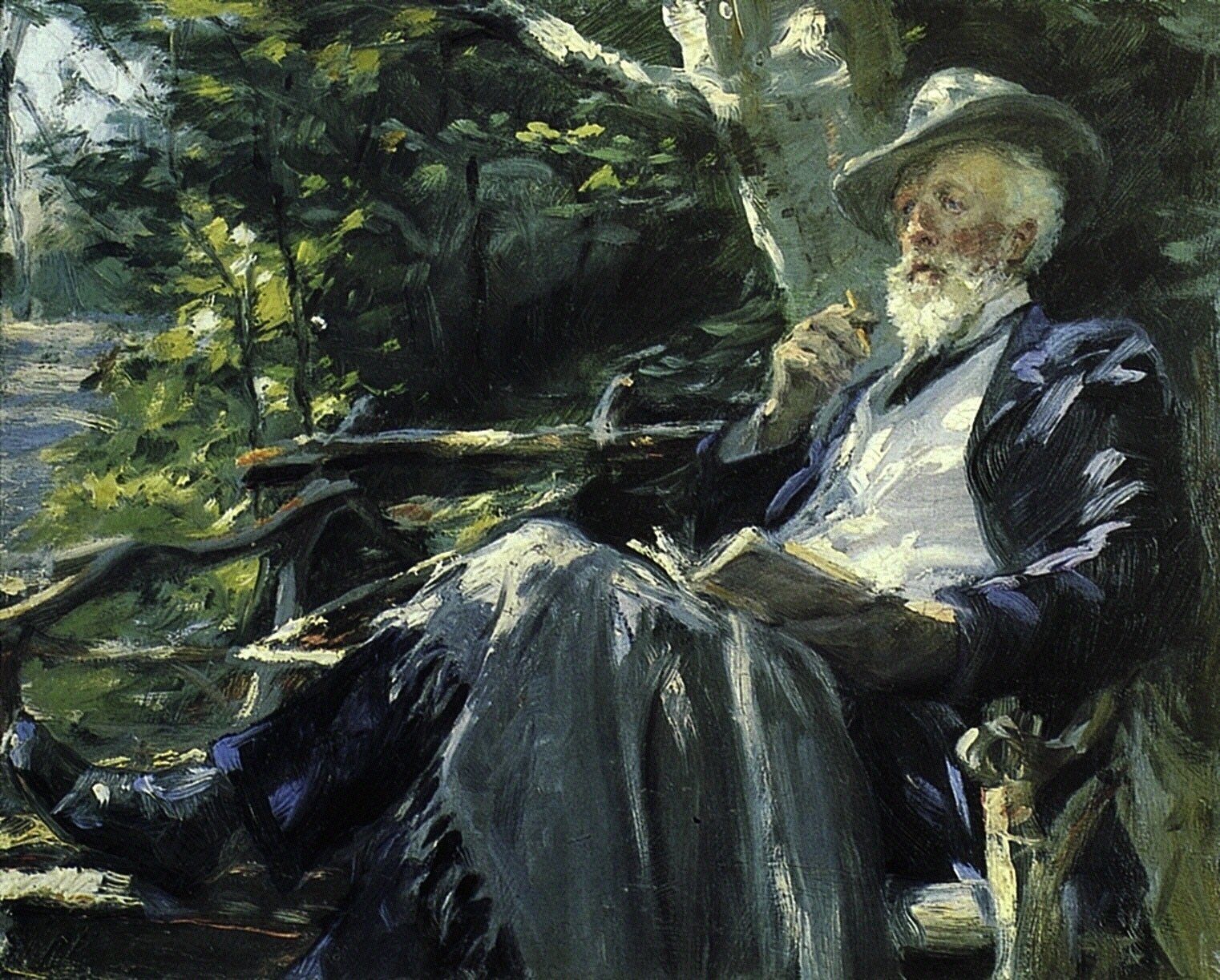 Portræt af Holger Drachmann malet af P.S. Krøyer i 1903.
