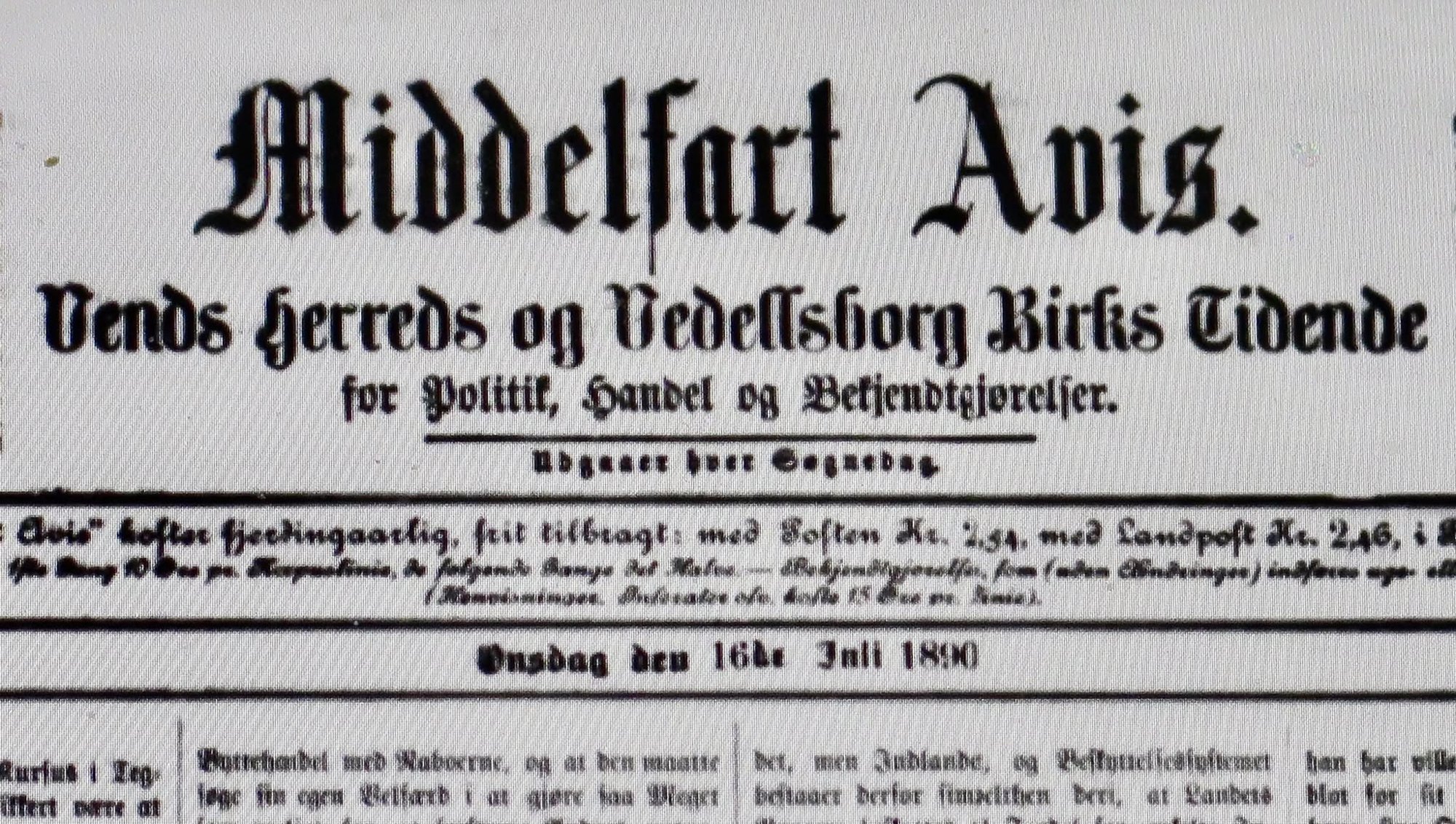 Portræt af Peder Schmidt eller landskab fra Brandsø omkring 1800-tallet
