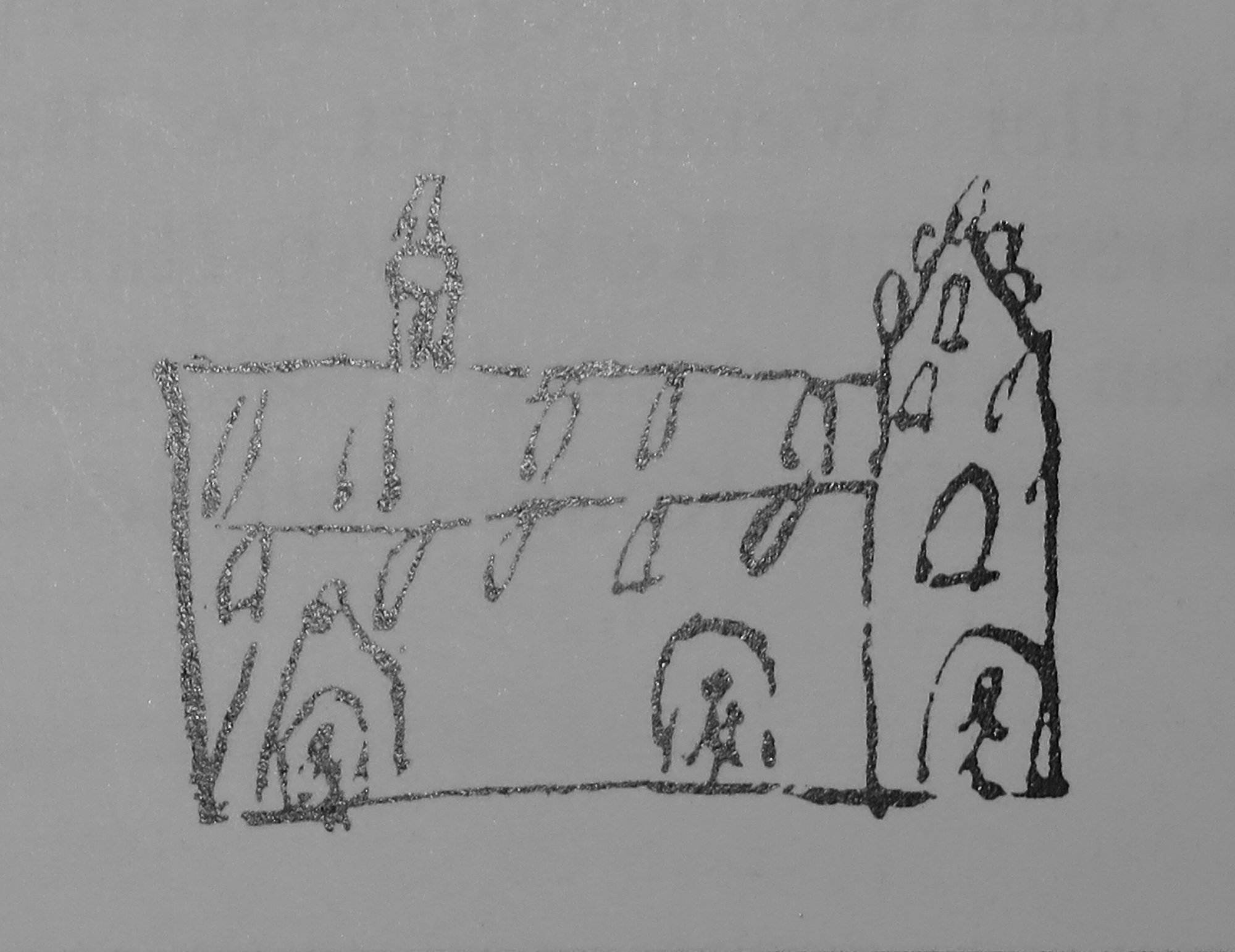Biskop Jacob Madsens historiske skitse af Middelfart Kirke