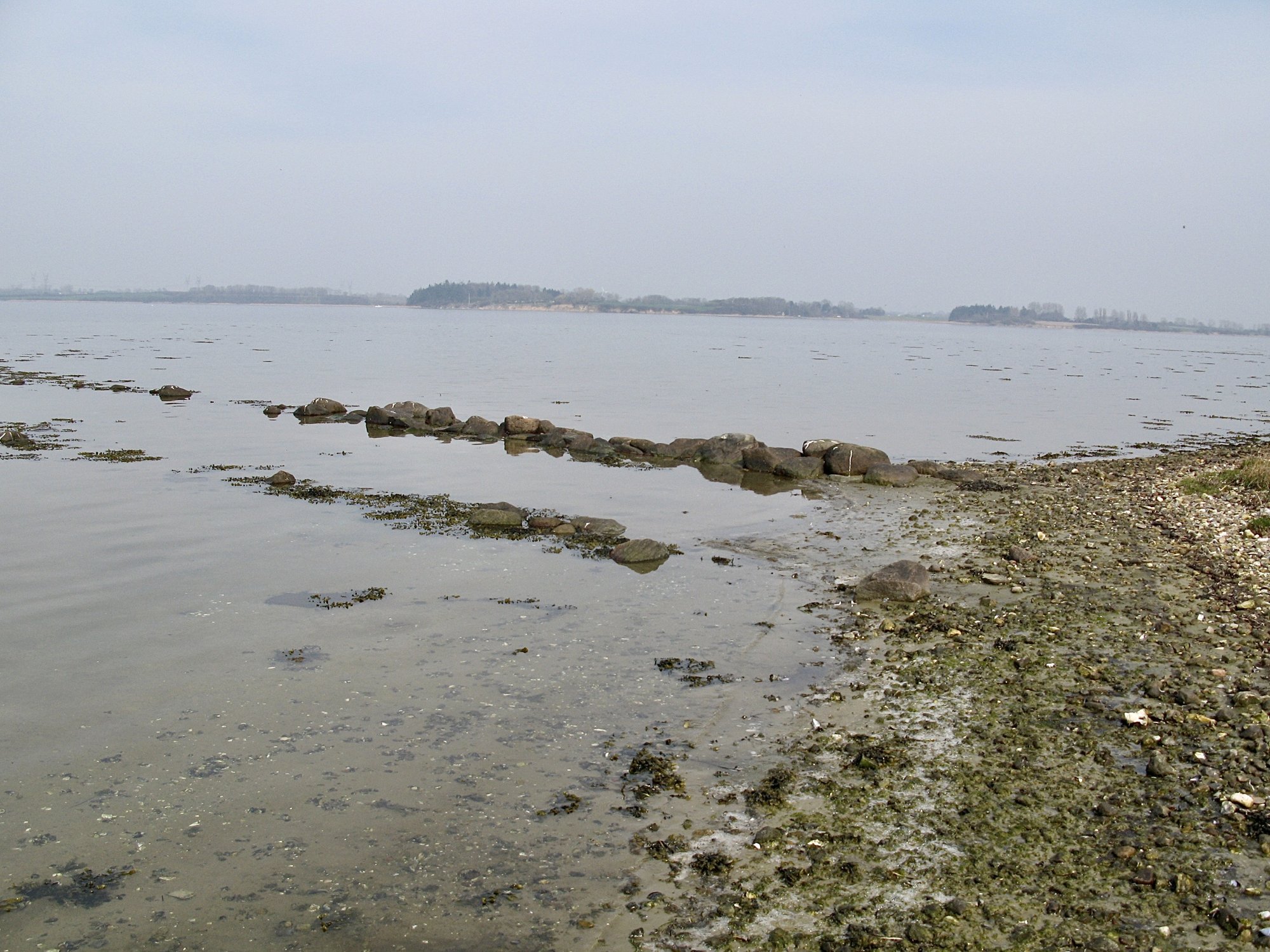 Gammelt landingssted ved stranden på Torbenhoved.