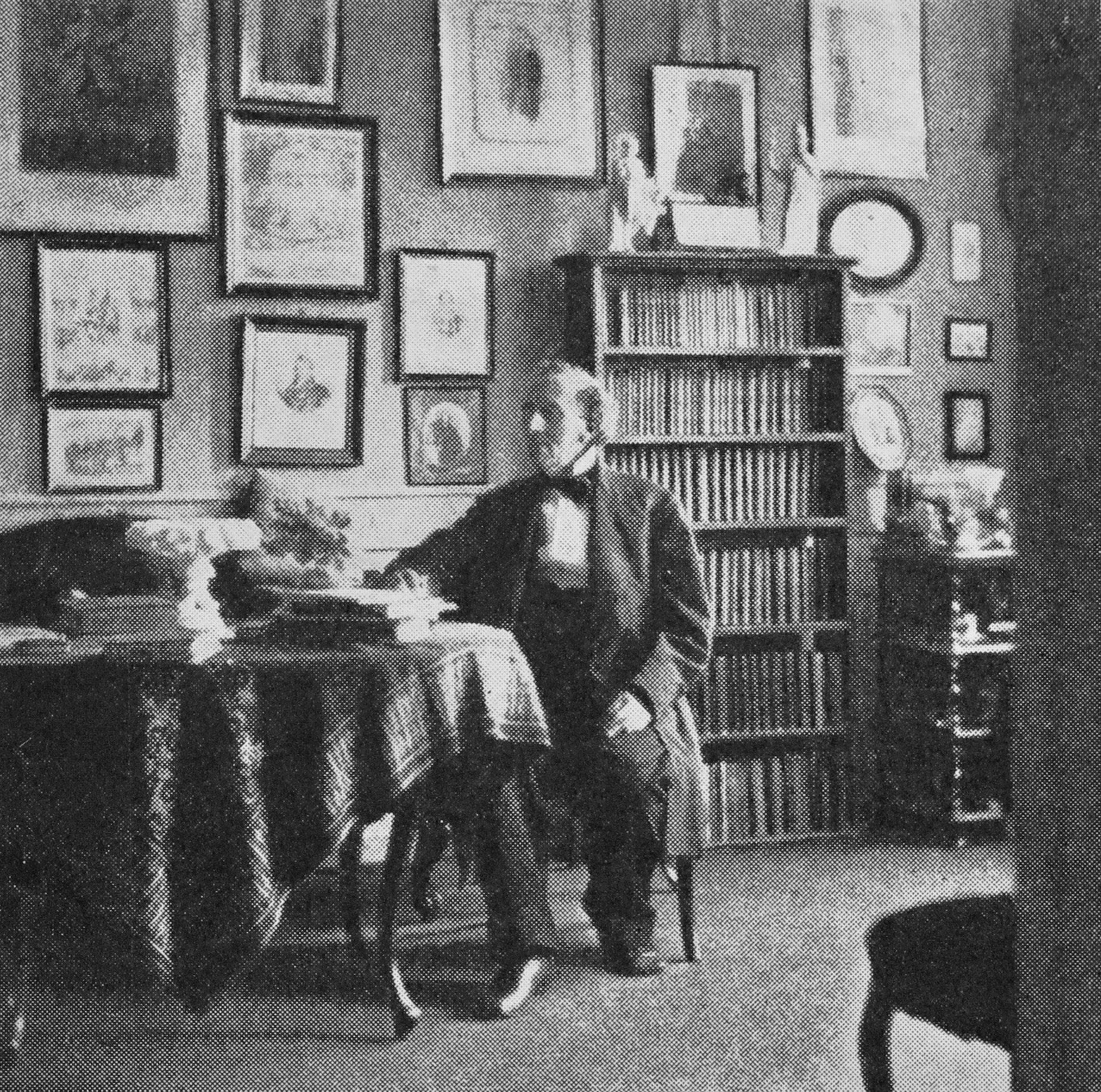 H.C. Andersen i sit hjem i Nyhavn 18