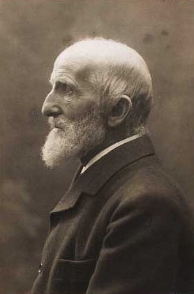 Portræt af arkitekt Vilhelm Petersen malet af Axel Hou i 1901