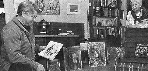 Portræt af Ove og Betty Køser i 1993